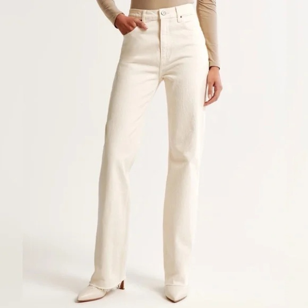 Abercrombie & Fitch High Rise 90s Relaxed Jeans 27 LONG